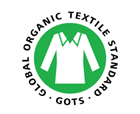 GOTS logo – certified organic textiles according to the Global Organic Textile Standard
