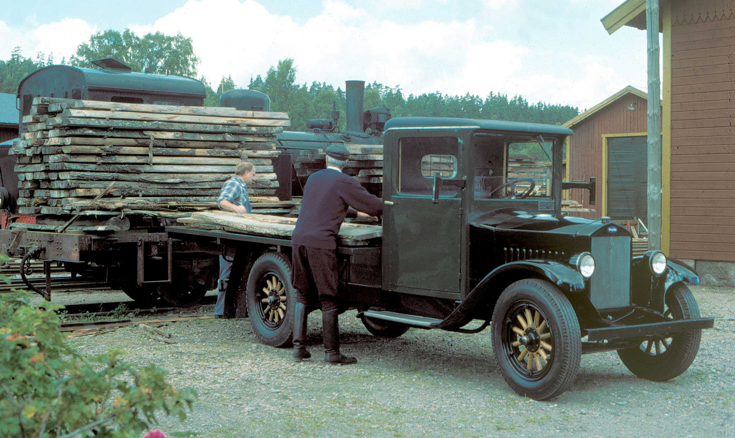 The first Volvo truck from 1928