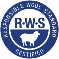 Responsible Wool Standard (RWS) logo – certified responsible wool sourcing
