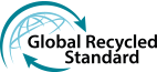 GRS logo – certified recycled materials according to the Global Recycled Standard