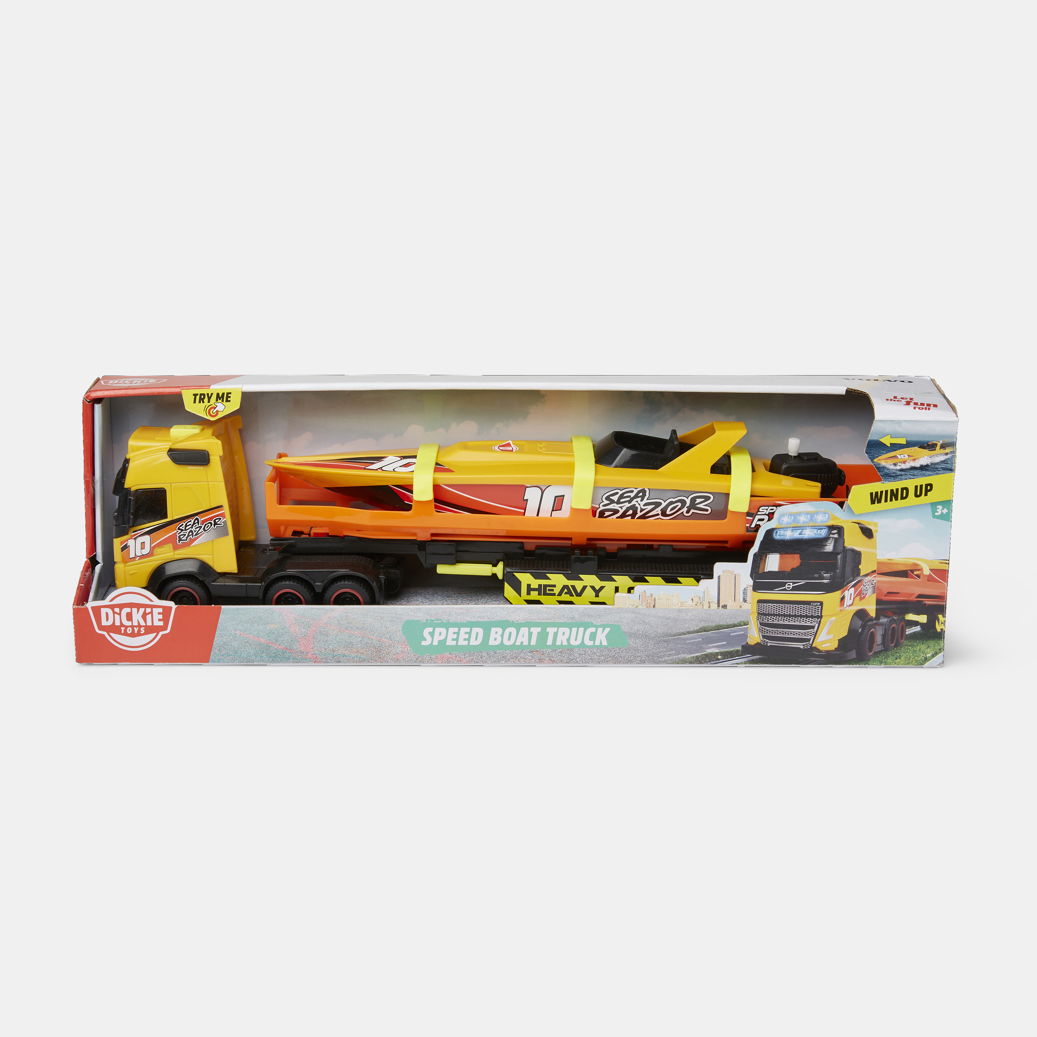 Toy truck best sale with boat