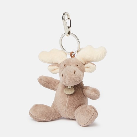 Moose Plush Toy Key Ring